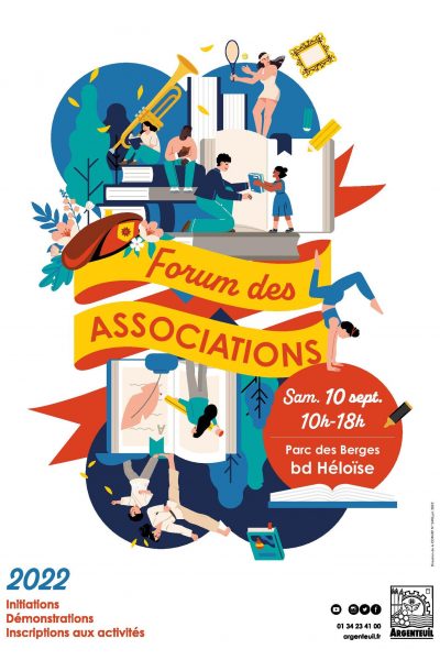 Affiche forum des association Argenteuil 2022